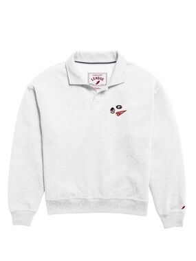 UGA Georgia women’s collared pullover fleece sweatshirt